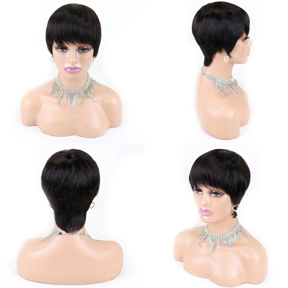 Chic  kurze Wig _ Human Hair